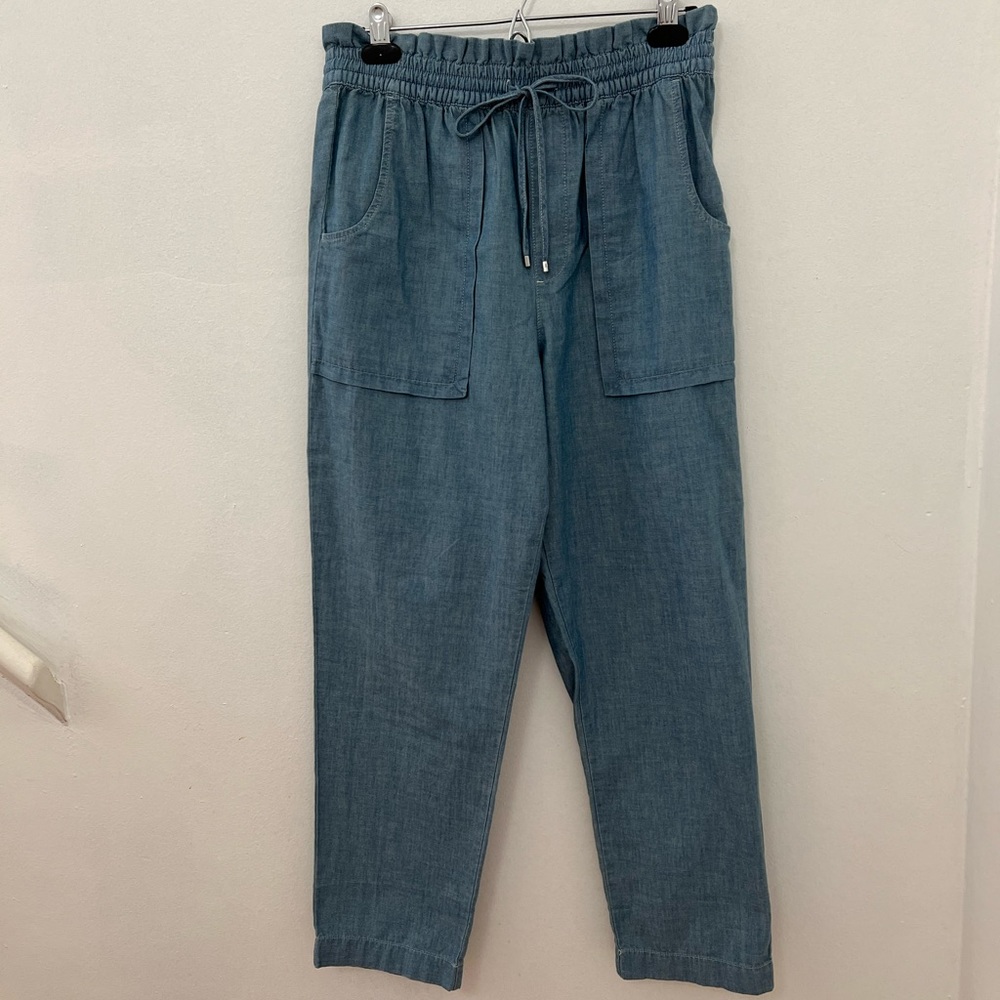 Lauren Ralph Lauren BNWT Tie Paperbag 100% Cotton Pants